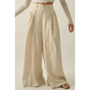 Promesa Wide Leg Linen Pant