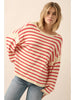 Promesa Striped Knit Oversized Sweater