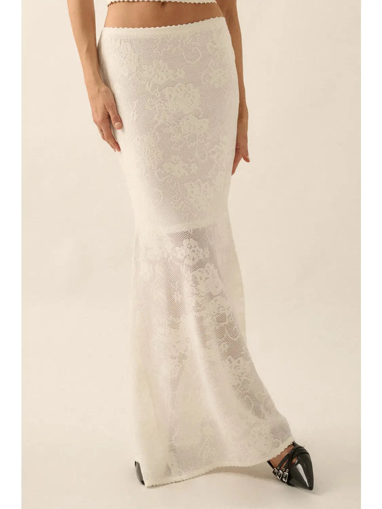 Promesa Crochet Lace Skirt
