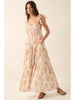 Promesa Toile Tiered Ruffle Maxi Dreses