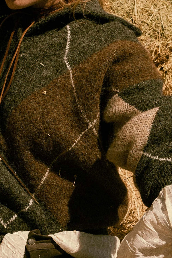 Promesa Argyle Collared Sweater