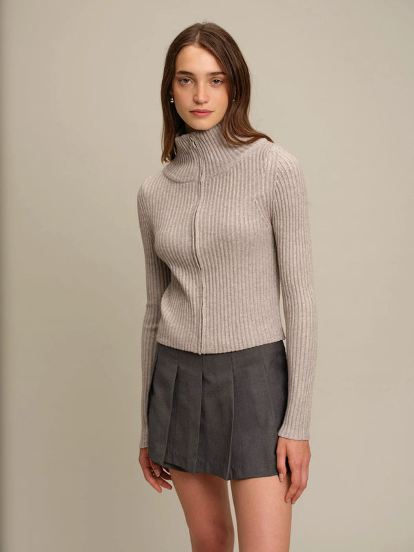 Deluc Matt Zip Up Cardigan