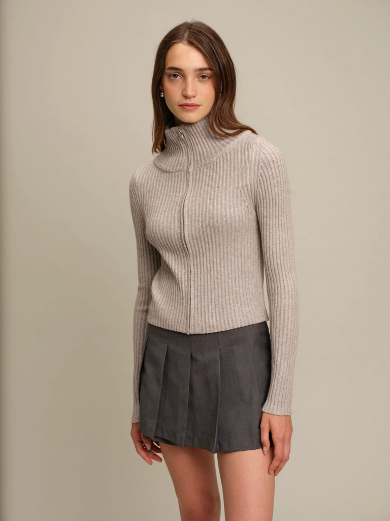 Deluc Matt Zip Up Cardigan