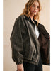 Miou Muse Leopard Bomber Jacket