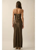 Promesa Satin Cutout Maxi Dress