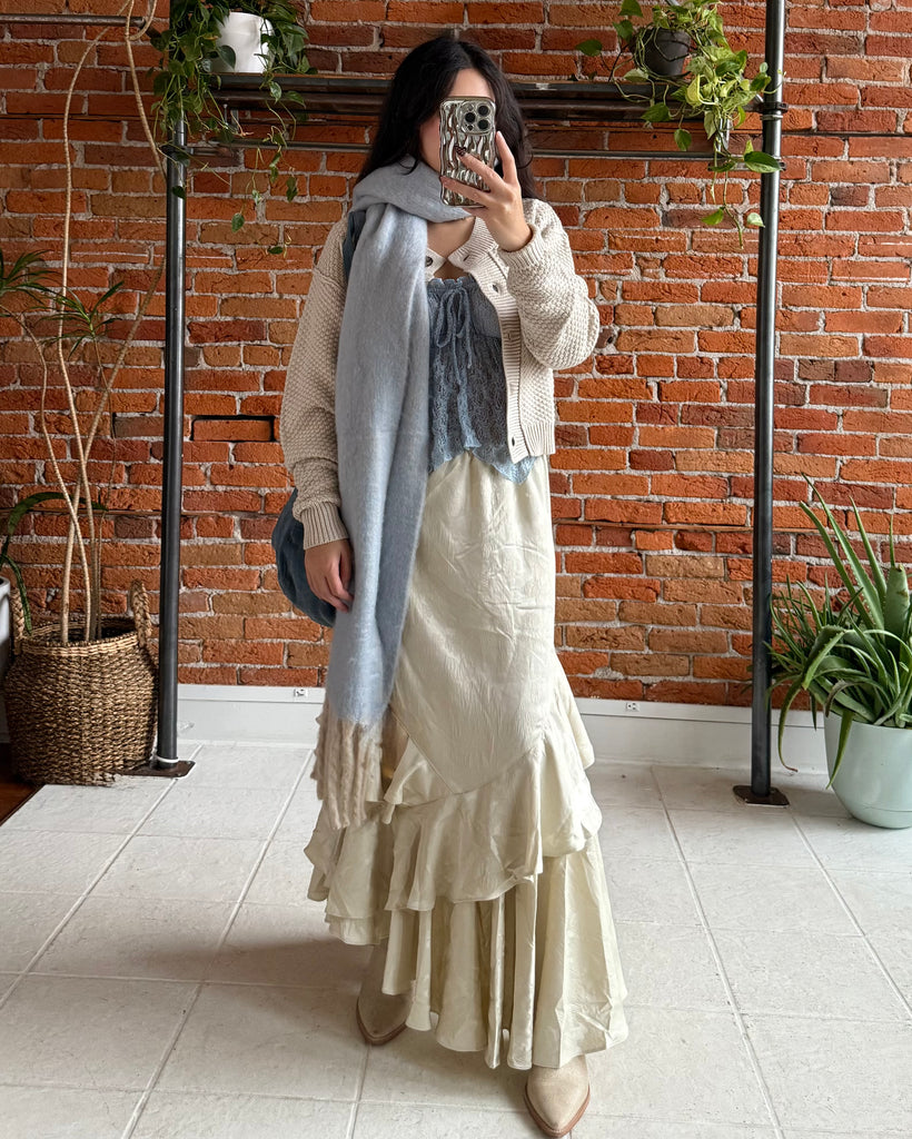 BDG Piper Lace Cap Sleeve Top