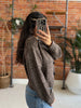 Miou Muse Two Tone Toggle Cardigan