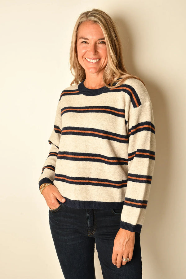 Sage Tiber Stripe Sweater