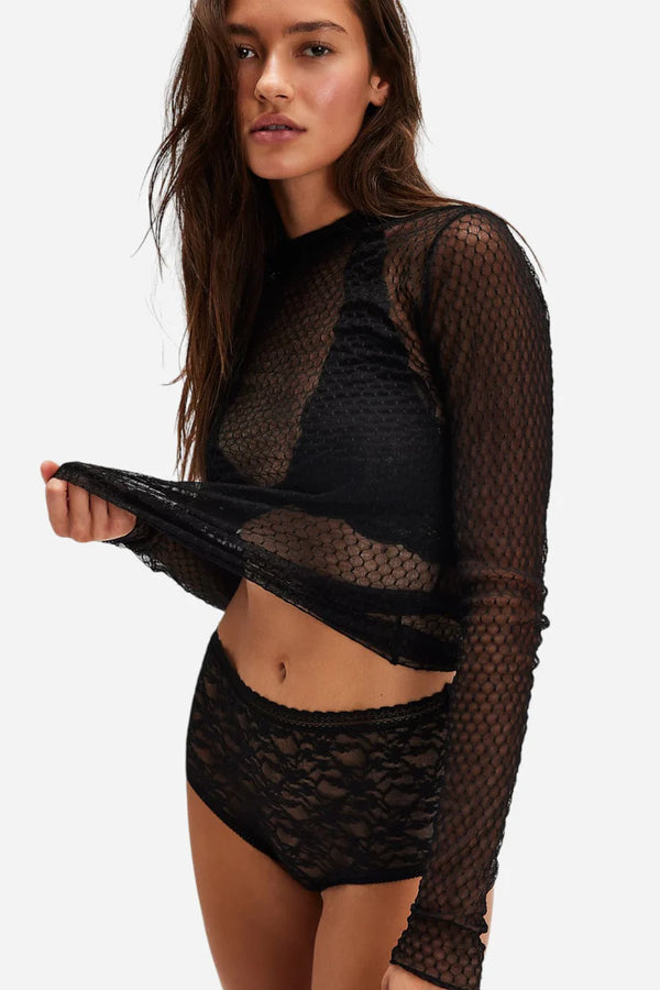 Free People Minding My Business Top