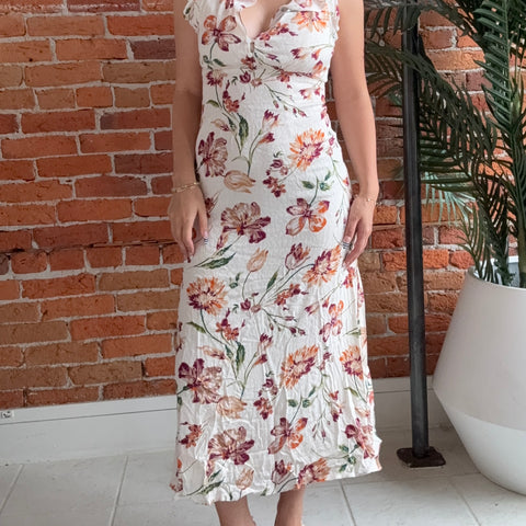 S&S Earth Song Ruffle Midi Dress