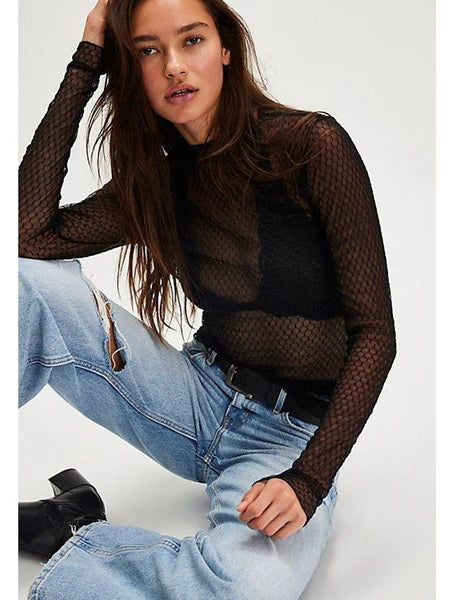 Free People Minding My Business Top