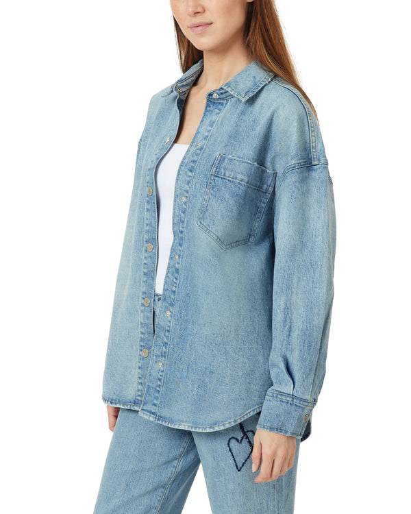 Habitual Hearted Shirt Jacket