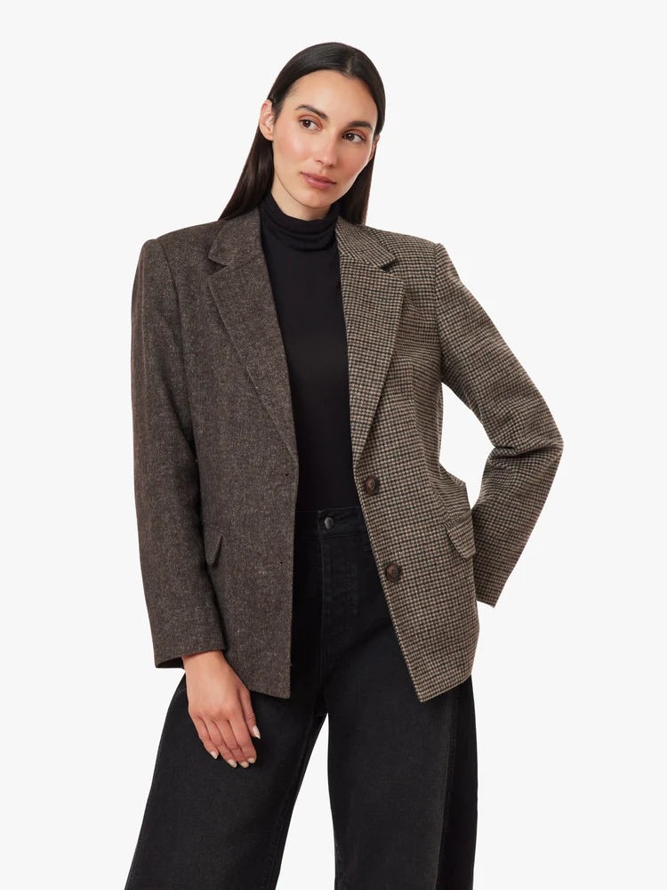 Habitual Mix Blazer Coat