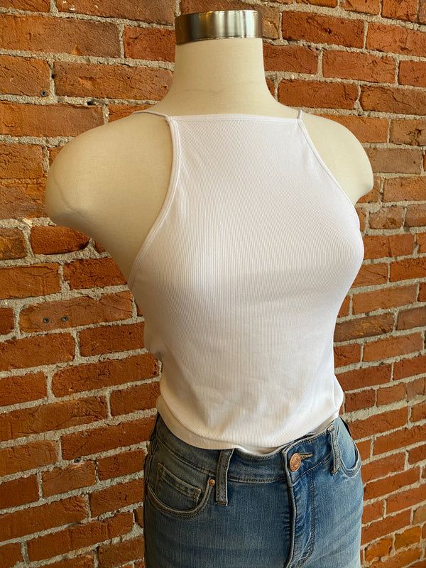 Ribbed Seamless Bungee Top