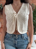 S&S Junie Pointelle Sweater Vest