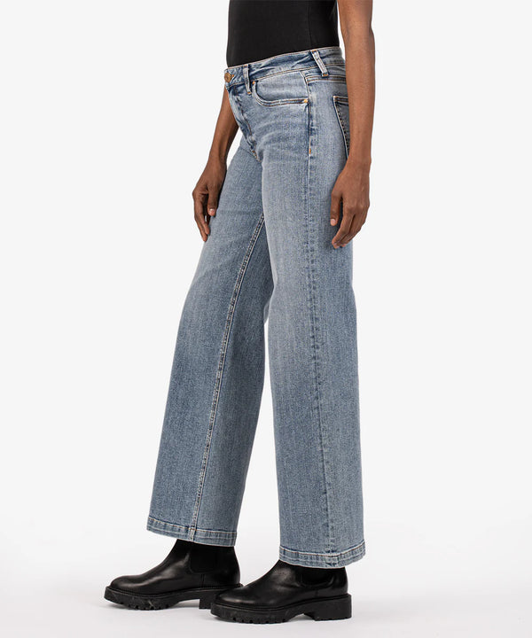 Kut Jean High Rise Fab Ab Wide Leg