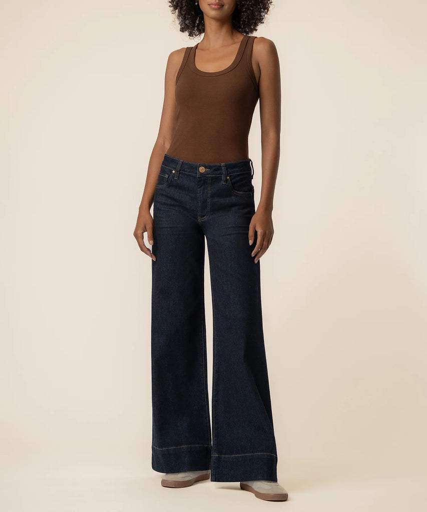 Kut Maya High Rise Fab Ab Wide Leg