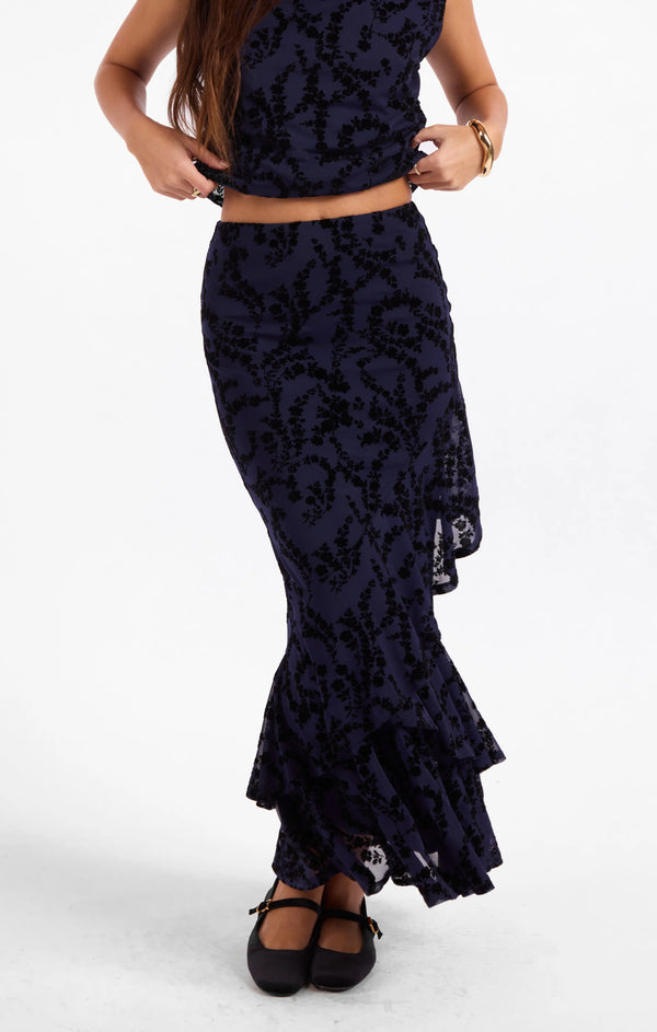Sage Begonia Mesh Skirt