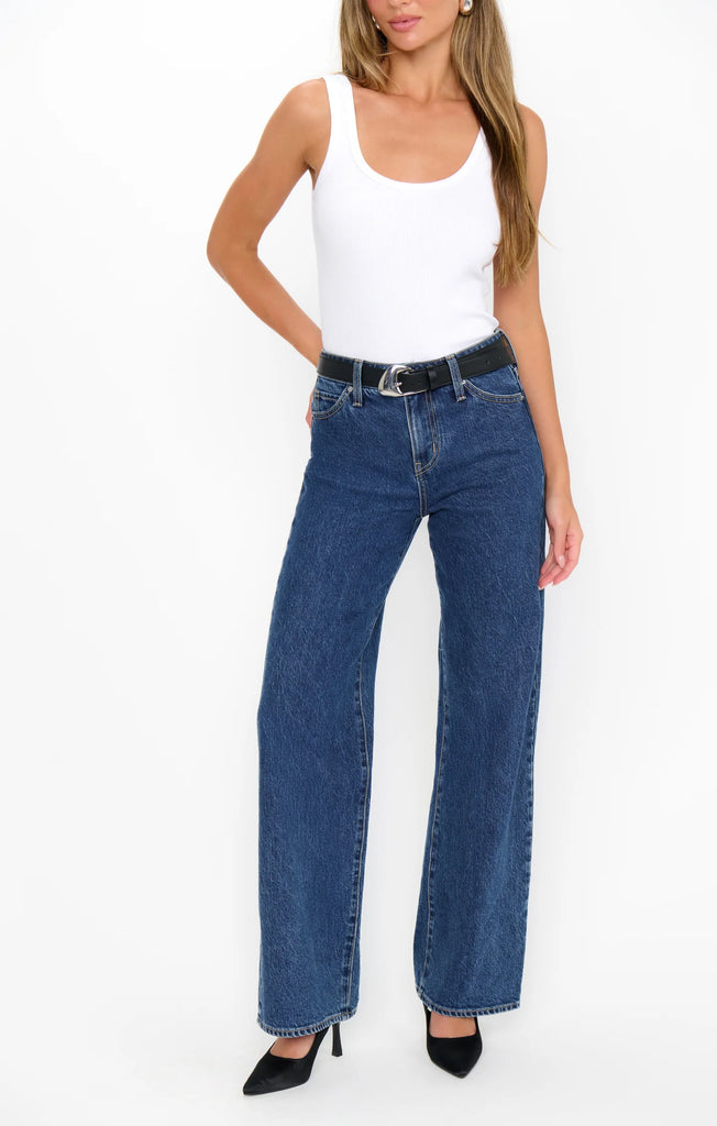 MUMU Midland Wideleg Jeans