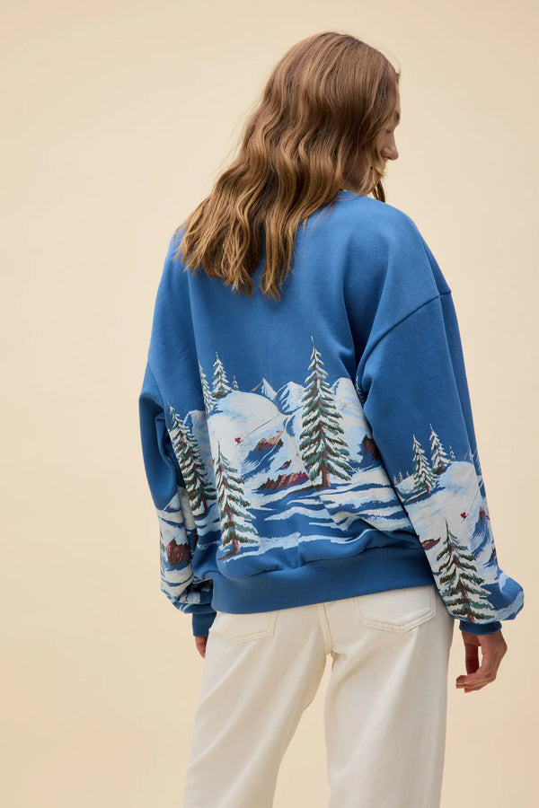 Daydreamer Alpine Ski Crew Sweatshirt