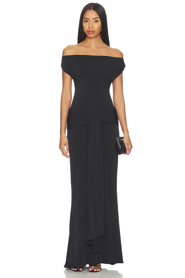 Mumu Winona Wrap Maxi Dress