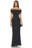 Mumu Winona Wrap Maxi Dress