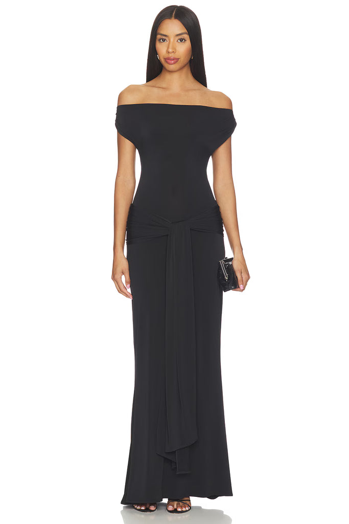 Mumu Winona Wrap Maxi Dress