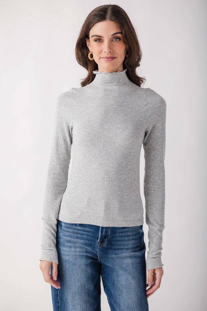 Free People So Soft Seamless Mock Neck