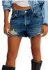Free People Now or Never Denim Shorts