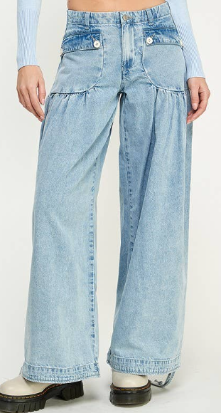 Free People Lotus Balloon Jeans