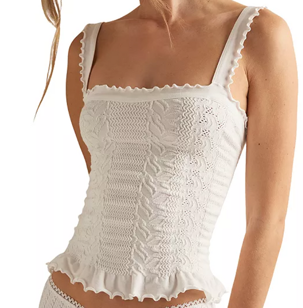 Free People So Soft Frill Tank