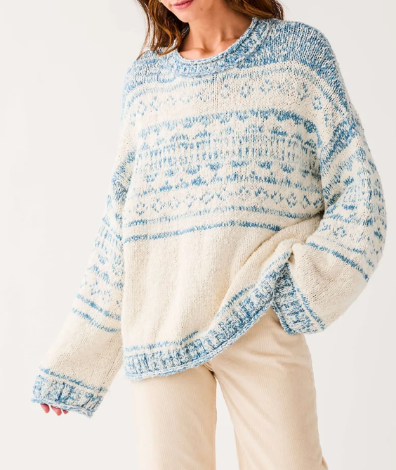 Free People Dani Pattern Sweater