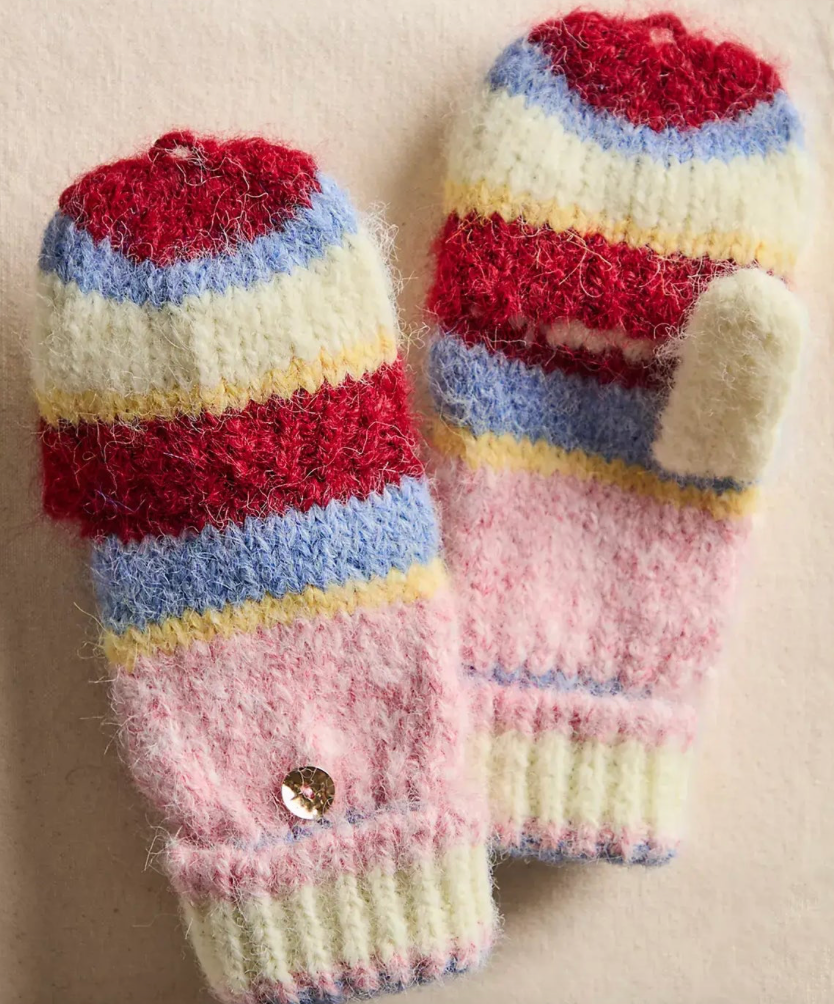 Free People Super Stripe Gloves