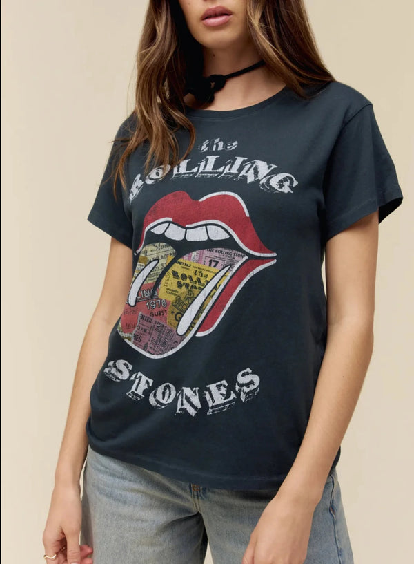 Daydreamer Rolling Stones Ticket Fill Tongue Tour Tee