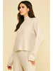 Pinch Mock Neck Long Sleeve Sweater