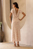 Storia Floral V-Neck Midi Dress