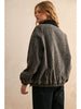 Miou Muse Leopard Bomber Jacket