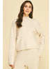Pinch Mock Neck Long Sleeve Sweater