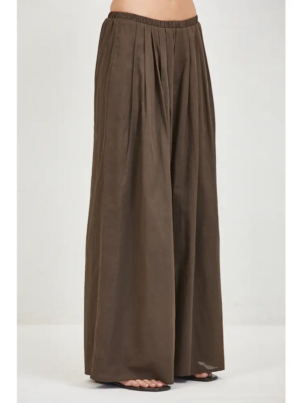 A.Ren Woven Wide Leg Pant