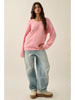 Promesa Fuzzy Drop Shoulder Sweater