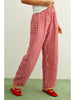Miou Muse Gingham Pattern Pant