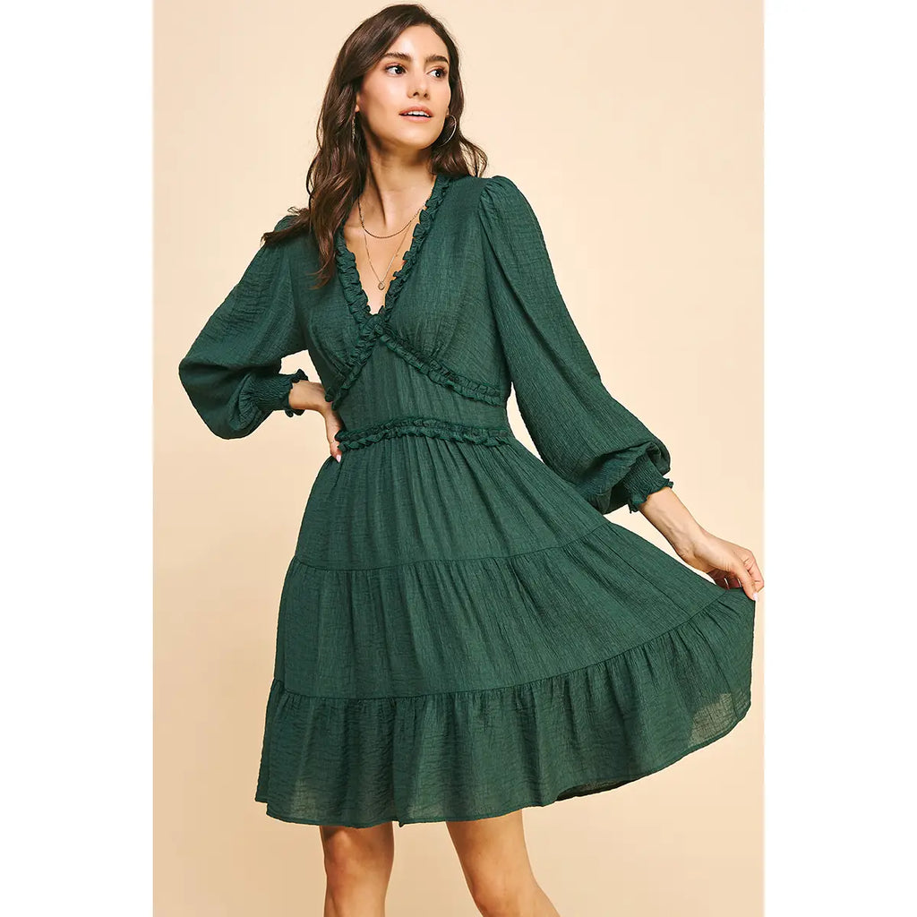 Pinch Woodland Long Sleeve Mini Dress Timber Boutique Pinch Woodland Long Sleeve Mini Dress Timber Boutique