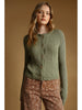 Miou Muse Button Front Sweater Knit Cardigan