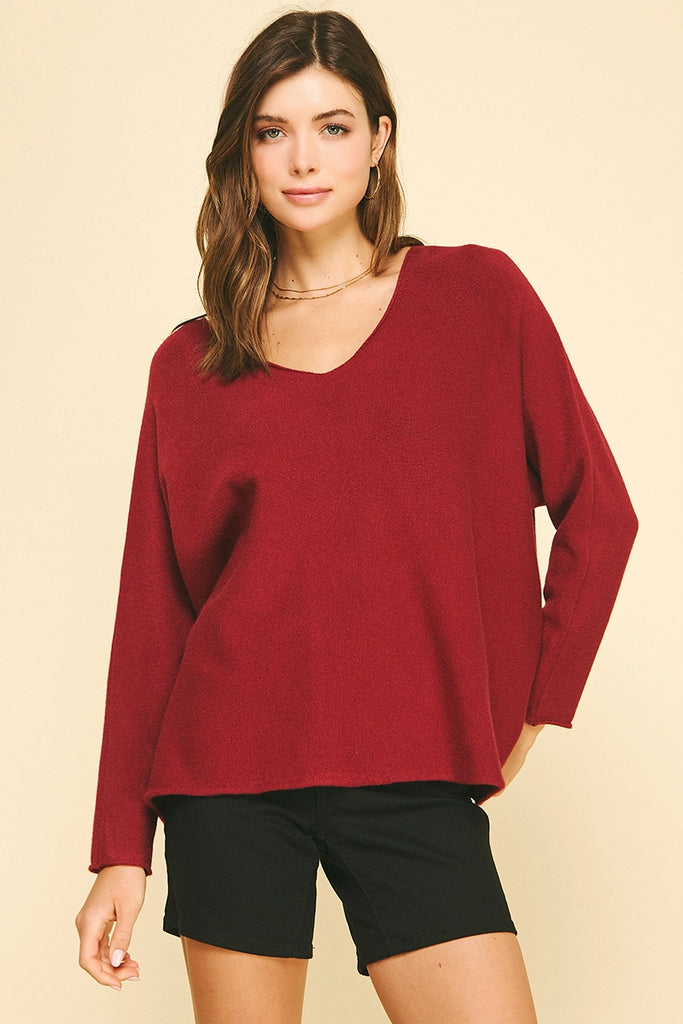 Pinch Noa Soft V-Neck Knit Sweater