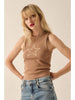 Promesa Star Waffle Knit Tank