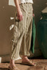 Miou Muse Multi Mix Stripe Printed Barrel Pants