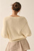 Promesa Pointelle Knit Sweater