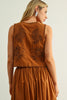 Miou Muse Embroided Tied Top