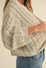 Miou Muse Light Weight Cable Knitted Cardigan