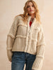 Miou Muse Braided Knit Cardigan
